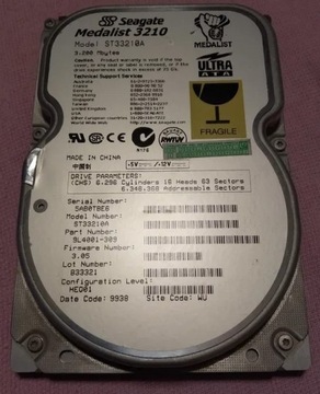 Dysk twardy Seagate Medalist 3210 ST33210A