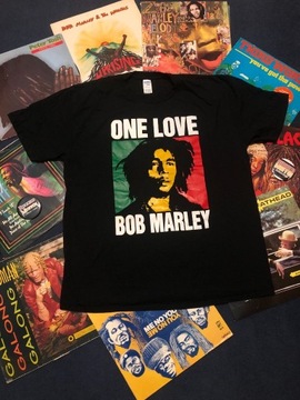 T-Shirt Bob Marley, Roots Reggae, Sitodruk, 6