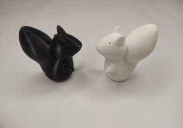 Solniczka pieprzniczka wiewiórki druk 3D.