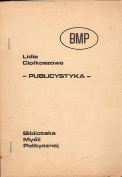 Lidia Ciołkoszowa Publicystyka