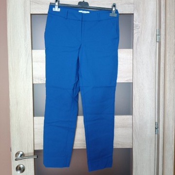 Spodnie rurki Reserved kobaltowe