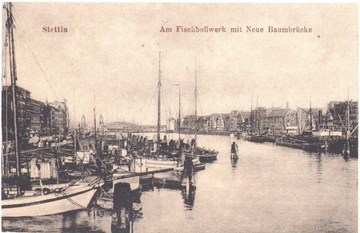 SZCZECIN- Stettin- Am Fischbollwerk mit Neue..