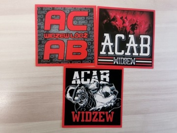 Vlepki Widzew Łódź ACAB