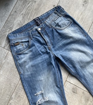 Croop piękne meskie spodnie jeansowe rozm-32/32 L