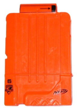 NERF N-STRIKE ELITE / MAGAZYNEK 6 / ORYGINAŁ