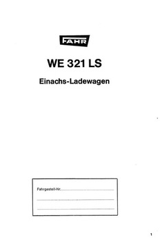 Katalog części Deutz Fahr WE 321 LS 