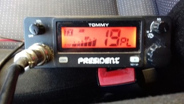 CB radio President Tommy asc 12V + antena Midland