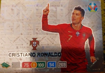 Karta limited edition cristiano ronaldo euro 2020