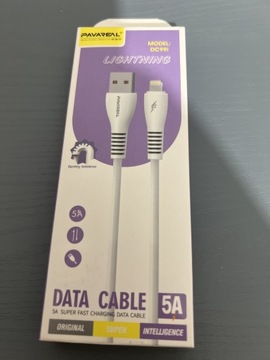 Kabel USB Lightning 5A pavareal