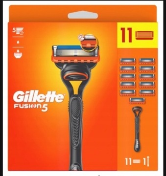 GILLETTE FUSION5 WKŁADY DO MASZYNKI 11SZT IC287