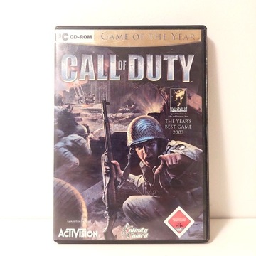 Call of Duty 1 pc box dvd rom cd pudełko gra gry