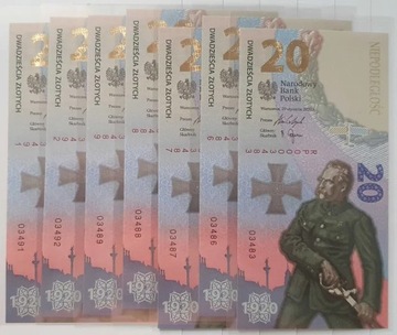 20 złotych Bitwa Warszawska NBP