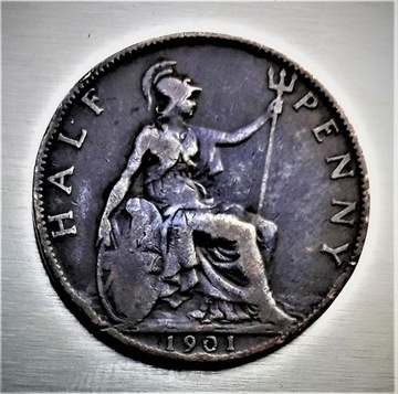 Half Penny  1901. Anglia.    Nr-69