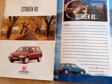 Prospekt Citroën AX z 1995