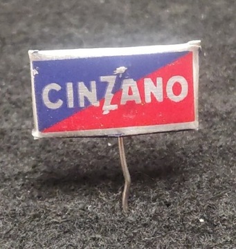 Cinzano - odznaka przypinka - Hand made!