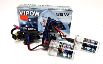 Żarówka Xenon H1 5000K VIPOW 35W 3000-3200lm HID 