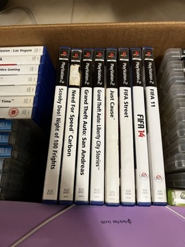 10szt konsole PS2 Fat uszkodzone + uszkodzone gry