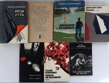 Zestaw 7 powieści Literatura polska Czasy wojny
