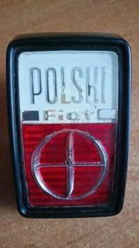 Oryginalny ŁADNY Emblemat POLSKI FIAT 125p MR