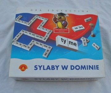 Sylaby w dominie - gra edukacyjna