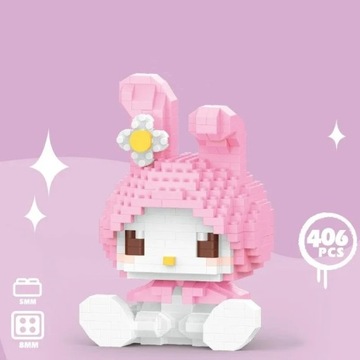 ZESTAW KLOCKI MY MELODY SANRIO FIGURKA PREZENT