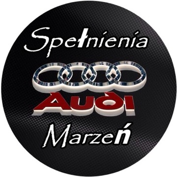 OPŁATEK NA TORT URODZINY AUDI AUTO 30 40 50 LOGO