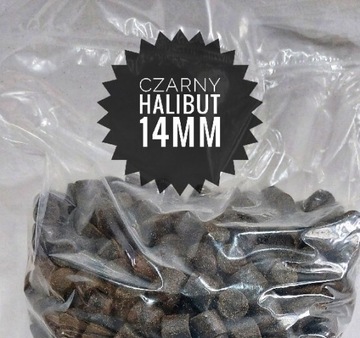 Pellet czarny halibut 14mm 5kg