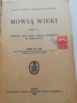 Mówią wieki, Lwów 1936