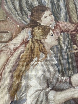 Pierre Renoir Dziewczęta przy pianinie haft