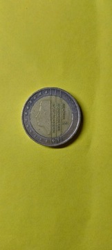 2 euro Holandia Beatrycze obiegowe 2001