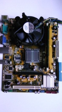 Asus P5G-MX s775 + Intel C2D E6600 + 2GB DDR2