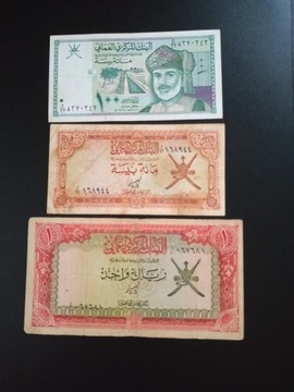 Oman zestaw banknotów