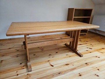 Stół do jadalni, lite drewno sosnowe 160x85