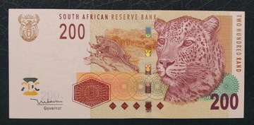 Afryka Południowa RPA 200 rand UNC