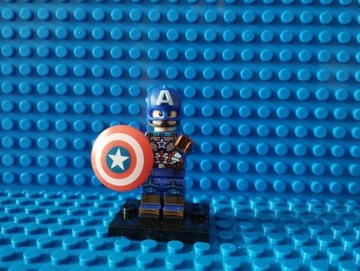 Minifigurka kompatybilna z Lego Kapitan Ameryka 