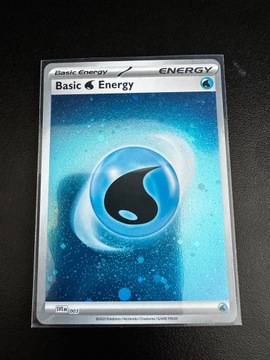 Karta Pokemon Energy Water Holo SVE 003