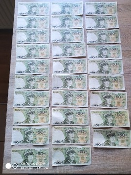 Banknoty 50zl 1988