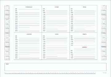 Kalendarz podkład na biurko B3 26 kartek