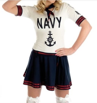 Navy Patrol Girl Ladies Fantazyjny kostium 