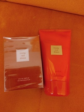 LITTLE RED DRESS zestaw perfumy +balsam  Avon