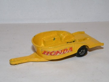 MATCHBOX HONDA MOTORCYCLE TRAILER