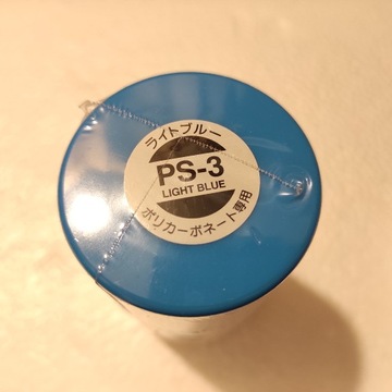 Spray farba Tamiya PS-3 Light Blue do lexanu RC