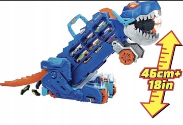 Hot Wheels Zestaw T-Rex Mega Transporter