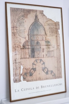 Reprint Filippo Brunelleschi projekt kopuły 