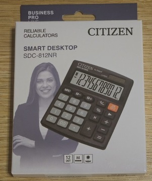 kalkulator Citizen SDC-812NR nowy