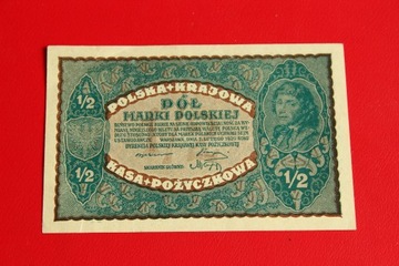 1/2 Marki Polskiej 1920r. - St. 1-