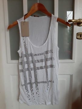 Burberry koszulka t shirt biała S Xs 100% oryg nr 