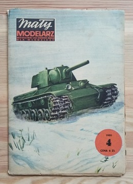 Mały Modelarz 4/1981, oryginał