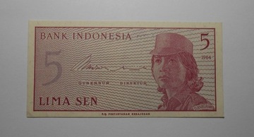 stary banknot Indonezja stan bankowy