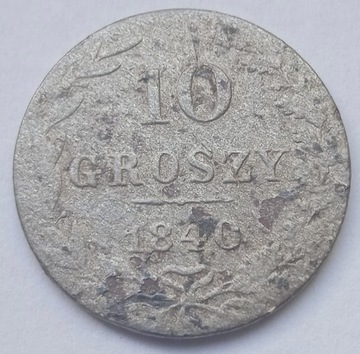 10 groszy 1840 srebro ORYGINAŁ